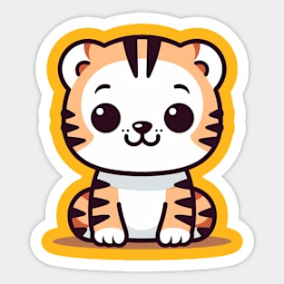 Cute Tiger Sticker